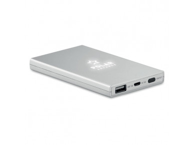 Повербанк 4000 Light up серебряный
