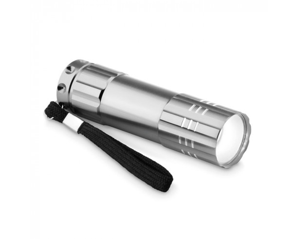 Фонарик алюминиевый диодный Arcolight тускло-серебряный